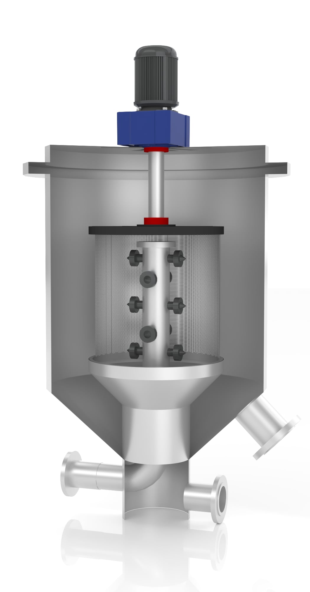Spray Filter Fractioning Screen